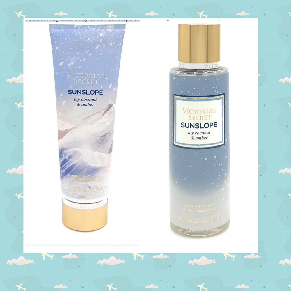 ☀️ Victoria’s Secret Sunslope Fragrance Mist & Body Lotion Set – NEW!